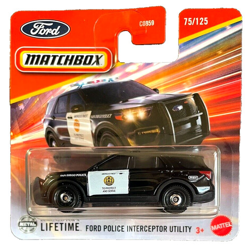 Matchbox ford police - matchbox, '23