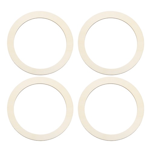 Per anelli legno grezzo - per, 4.9"