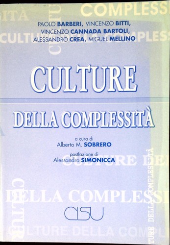 Culture della complessità - ,