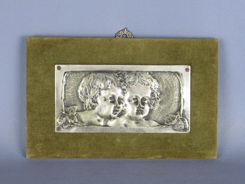 Vintage piccola placca con - vintage,