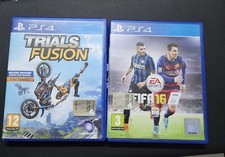 Fifa 2016 + Trials Fusion Gioco Play Station 4 Ps4 Playstation BlueRay Originale