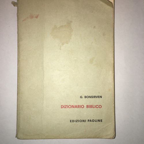 Dizionario biblico - dizionario, g