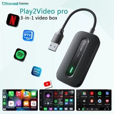 OTTOCAST Play2Video Pro Carplay Android Auto Car TV Mate YouTube Netflix e IPTV