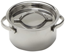American Metalcraft MPL4 Mini Pentola in Acciaio Inox con Coperchio, 4