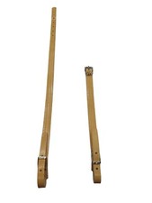 Tracolla in cuoio avana ABR per organetto cm 80