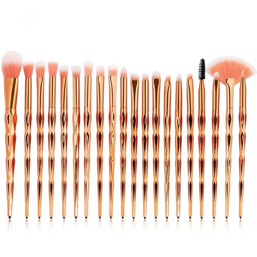 Set pezzi pennelli trucco - pezzi,