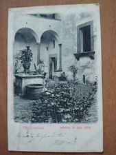 CALCI -PISA -CERTOSA INTERNO DI UNA CELLA 1902 VIAGG. CARTOLINA D'EPOCA