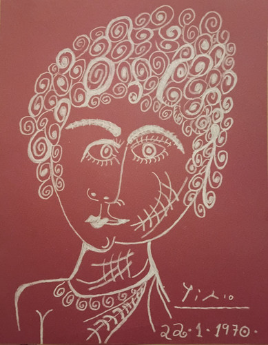 Picasso 1970 pablo disegno a - picasso, 1970,