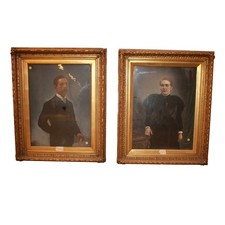 Coppia pastelli del 1800 - di,