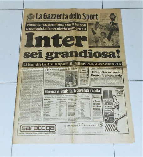 Gazzetta dello sport - la, inter