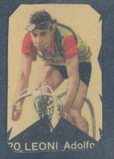 RARA FIGURINA CARTONATA CICLISMO ANNI 40/50 * LEONI * NUOVA E PERFETTA - N.9