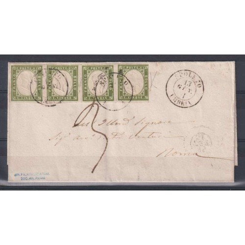 Sardegna 1859 striscia - striscia, 5