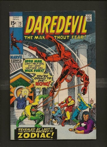 Daredevil 7 0 - 73, fn/vf