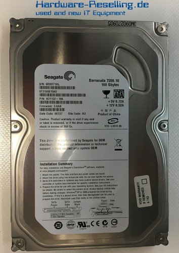 Seagate barracuda 160gb - seagate,