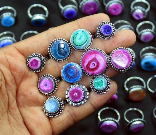 Lotto anello multi pietra