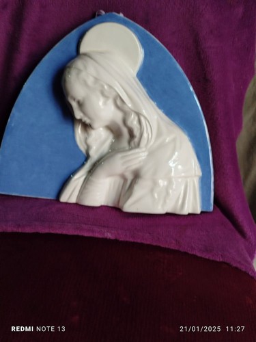 Ceramica muro madonna e - ceramica,
