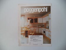 advertising Pubblicità 1983 POGGENPOHL