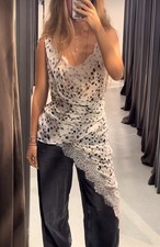 ZARA TOP CAMICETTA A POIS