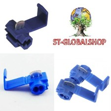 15 Pz. CONNETTORE RAPIDO RUBACORRENTE BLU morsetto serracavo 1,5-2,5 mm max