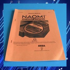 Service Manual SEGA NAOMI GD-ROM SYSTEM per Arcade Videogiochi Jamma