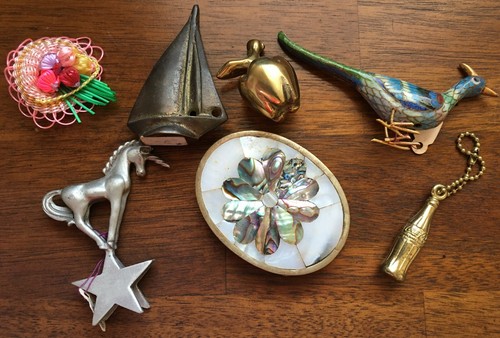 Set sette oggetti - set,