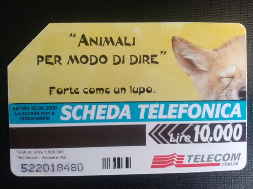 Scheda telefonica collezione - scheda,