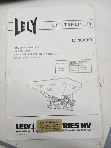 Manuali lely 1000 1400 - c, c