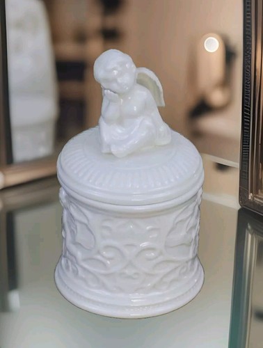 Scatola ceramica angelo