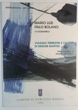 Mario Luzi Italo Bolano - Viaggio terrestre e celeste di Simone Martini - Dedica