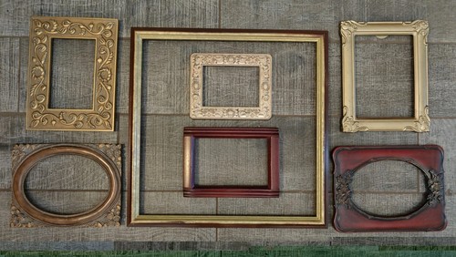 Cornici vintage ornate oro