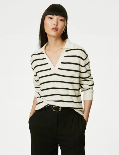 Maglione pullover con colletto