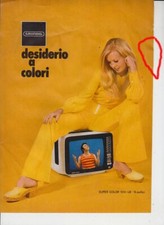 advertising Pubblicità-TV SUPER COLOR  GRUNDING  16  1973 VINTAGE ADVERTISING