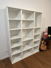 Libreria a terra in laminato bianco Spagnol Mobili