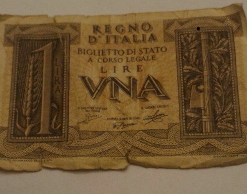Biglietto stato lira - biglietto, 1