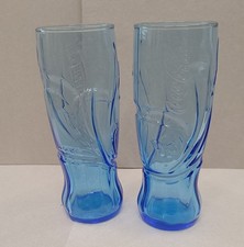 2 bicchieri Coca Cola blu