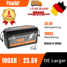 Powmr 24v lifepo4 100ah - 24v,