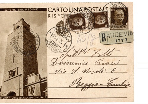 Intero postale 1937 - intero,