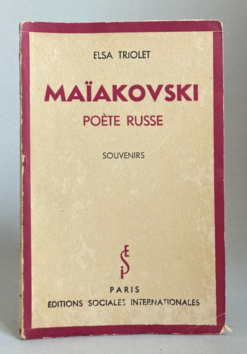 Elsa triolet maïakovski - triolet, :