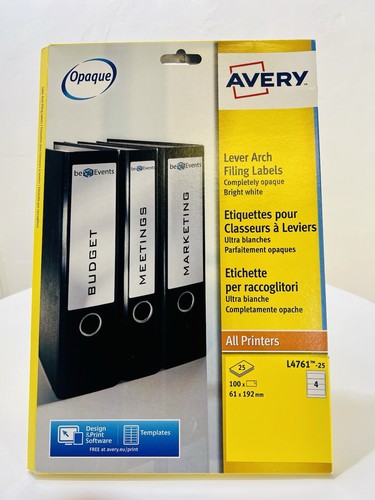 Etichette avery l4761 - etichette,