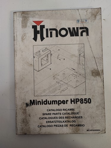 Hinowa minidumper hp850 - hinowa,