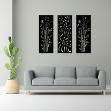 Set tre pannelli decorativi - set,