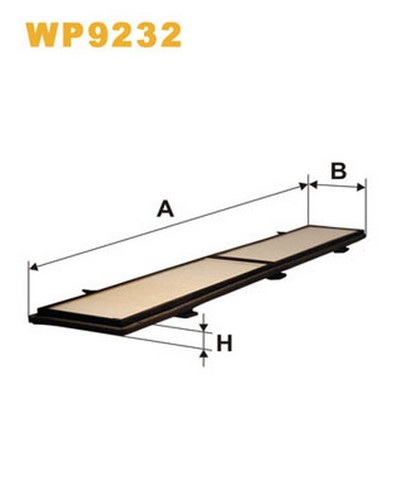 Wp9232 filtro abitacolo - filtro, per