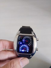 OROLOGIO UOMO SPORT GOMMA DIGITALE LED IMPERMEABILE UOMO / DONNA CAR RACING