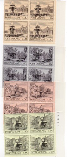 Poste vaticane 1975 fontane - 1975, e