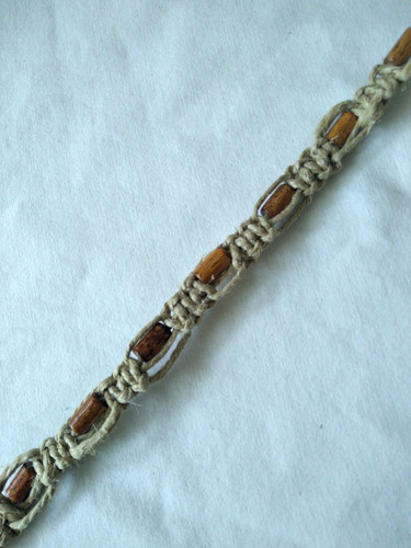 Collana canapa surfista - canapa, 25"