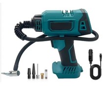 DYS60 GONFIATORE CORDLESS PORTATILE 18V PER AUTO BICI PNEUMATICI batteria