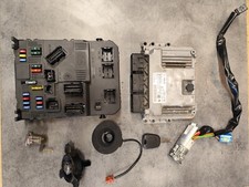 KIT DEMARRAGE ECU PEUGEOT 206 + 1.4 EHDI 70CV 9676089280 / 9657999780/0281016711
