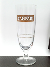CAMPARI BICCHIERE SCRITTA ORO