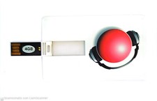 Pen drive usb vintage 4 GB UNIRADIO UNICREDIT rarità perfettamente funzionante