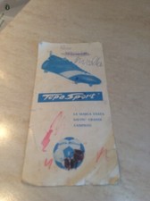 Rarissima brochure pubblicitaria scarpe calcio Tepa Roberto Bettega collezione